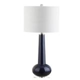 Hope 31" Glass LED Table Lamp, Navy with Crystal Base by JONATHAN Y- Retail:$89.99