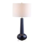Hope 31" Glass LED Table Lamp, Navy with Crystal Base by JONATHAN Y- Retail:$89.99