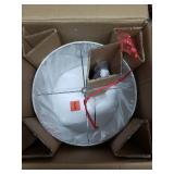 Hope 31" Glass LED Table Lamp, Navy with Crystal Base by JONATHAN Y- Retail:$89.99