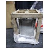 Rustic Wood Cage 1-light Kitchen Islands Pendant Lights - L8"xW8"xH10.5"- Retail:$152.99