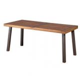 Sparta Acacia Wood Rectangle Dining Table by Christopher Knight Home - Brown- Retail:$262.49