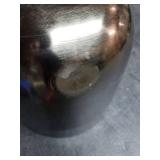 Sebasco 2-piece Round Indoor/Outdoor Metallic Gold Metal Planters Set by Havenside Home