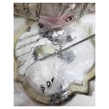 OYIPRO-Modern Rustic Four Lights Orb Geometric Chandelier - 21.65 Inch- Retail:$144.99