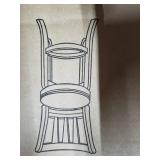 Hillsdale Furniture Presque Isle Wood Swivel Stool- Retail:$144.49