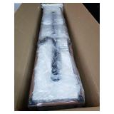 Desaki Faux Wood Grain/Matte Black 5-light Chandelier- Retail:$245.99