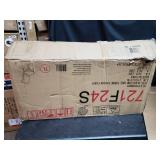 Ayana Print Parson Chair, Set of 2, Black Cowhide