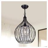 Argo 3-Light Black Semi-Flush Mount - Retail:$164.49