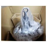 Argo 3-Light Black Semi-Flush Mount - Retail:$164.49