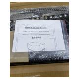 Lisette 26-inch Backless Black Leather Counter Stool (Set of 2) by Christopher Knight Home- Retail:$173.91