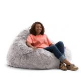 Big Joe Lux Teardrop Bean Bag Chair, Shag- Retail:$177.99