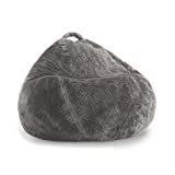 Big Joe Lux Teardrop Bean Bag Chair, Shag- Retail:$177.99