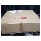 Kate and Laurel Jackson Rustic Black Metal Organizer Mirror With Shelf - 22x29- Retail:$172.99