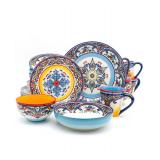 Euro Ceramica Zanzibar 20-piece Stoneware Dinner Set (Service for 4)- Retail:$128.49
