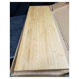 mDesign Bamboo Freestanding Laundry Hamper Basket Table