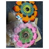 Yeahome Decorative Metal Flowers, Set Of 2