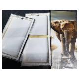 Wieco Art 5 Piece Elephant Canvas Prints