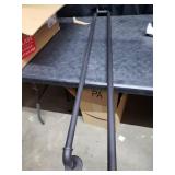 YuMierle Black Curtain Rod for Windows 48-84 inches