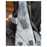 Lunix Lx6 3pcs Orthopedic Bed Wedge Pillow Set, Navy