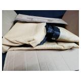 ALEKO PLK0450BEIGE Fence Privacy Screen Outdoor Backyard Fencing Windscreen Shade Cover Mesh Fabric with Grommets 4 x 50 Feet Beige