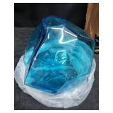 Lovedima Stone 1-Light Mini Colorful Glass Pendant Light Ceiling Lighting Fixture Lamp (Blue)