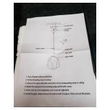 Lovedima Stone 1-Light Mini Colorful Glass Pendant Light Ceiling Lighting Fixture Lamp (Blue)