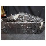 Lisenwood Foam Bed Wedge Pillow Set - 2 Separated Sit Up Pillows for Bed - Angled Bed Pillow, Triangle Pillow for Back and Legs Support Gray