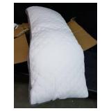 Oubonun Premium Adjustable Loft Quilted Body Pillows - Firm and Fluffy Pillow - Quality Plush Pillow - Down Alternative Pillow - Head Support Pillow - 21"x54".