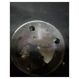 DecoPots - 12.6 Inch Self Watering Planter - Modern Flower Pot with Water Level Indicator for All House Plants, Flowers, Herbs - Height 9.8 inches (Diameter 12.6", Gold )