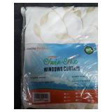 Twin Six Floral Cream Curtains, 2 panels 52x63