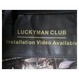 Luckyman Club Black Pleather Seat Cushions, Installation Video Available!