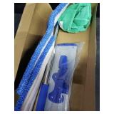 18" Professional Microfiber Mop | Stainless Steel Handle | Premium Mop Pads + 2 FREE Microfiber Cloths