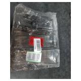 MDesign 4"x10"x3" Plastic Trays, Clear, 6 Pack