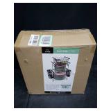 sorbus buffet caddy - 7-piece stackable set includes plate, napkin, and silverware holder, 3-tier detachable tabletop organizer - ideal for kitchen, dining, entertaining, parties,t