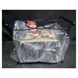 sorbus buffet caddy - 7-piece stackable set includes plate, napkin, and silverware holder, 3-tier detachable tabletop organizer - ideal for kitchen, dining, entertaining, parties,t