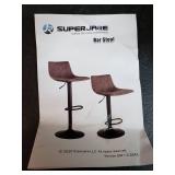 SuperJare Bar Stool Set Of 2