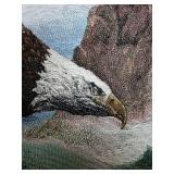 Charlotte Home Furnishings WW-7714-10771 Freedom With Verse Fine Art Tapestry, Brown