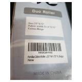 Persilux Duo Zebra Roller 33x72" Beige