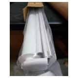 LUCKUP Zebra Roller Shade 27.6x59" White