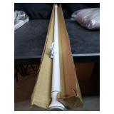 Amazer Spring Tension Curtain Rod 42-72" White