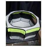 Akinerri Small Octagonal Pet Pen, Gray