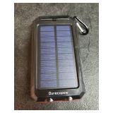 Powerbank Solar Charger With Compass Red