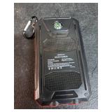 Powerbank Solar Charger With Compass Red