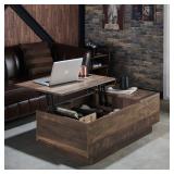 Furniture of America Uver Rustic Oak Lift-top Coffee Table- Retail:$278.49