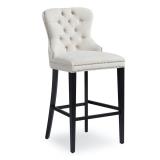 Abbyson Versailles 30-inch Ivory Tufted Barstool- Retail:$204.99