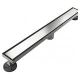 Neodrain 24" Linear Shower Drain, Chrome