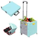 Foldable Utility Cart Green Grey