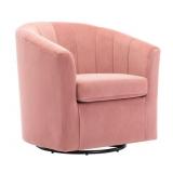 Layla Velvet Swivel Accent Chair By Archiology- Retail:$499.00