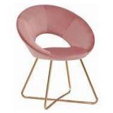 Duhome Modern Accent Velvet Chair Pink
