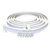UrbanRed Flexible Bendable Ceiling Curtain Rack 10 Meters