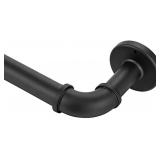 YuMierle Black Curtain Rod for Windows 48-84 inches